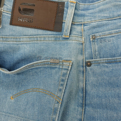 【新品アウトレット】ジースターロウ G-STAR RAW 3301 STRAIGHT ストレッチ コットン デニムパンツ ジーンズ ライトブルー【サイズ29/30】【 状態ランクN- 】【 メンズ 】