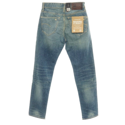 【新品アウトレット】ジースターロウ G-STAR RAW ダメージ＆リペア加工 コットンポリウレタン デニムパンツ ジーンズ ブルー【サイズ28/32】【 状態ランクN- 】【 メンズ 】