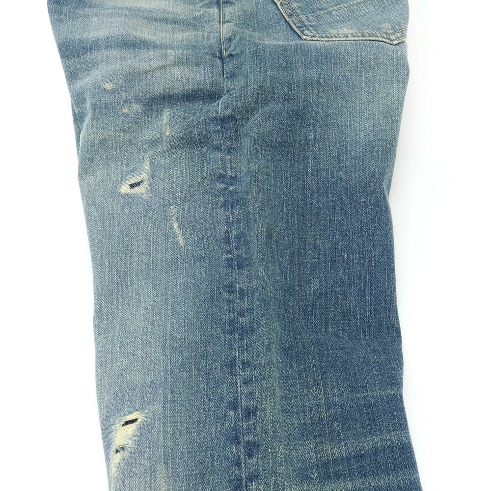 【新品アウトレット】ジースターロウ G-STAR RAW ダメージ＆リペア加工 コットンポリウレタン デニムパンツ ジーンズ ブルー【サイズ28/32】【 状態ランクN- 】【 メンズ 】