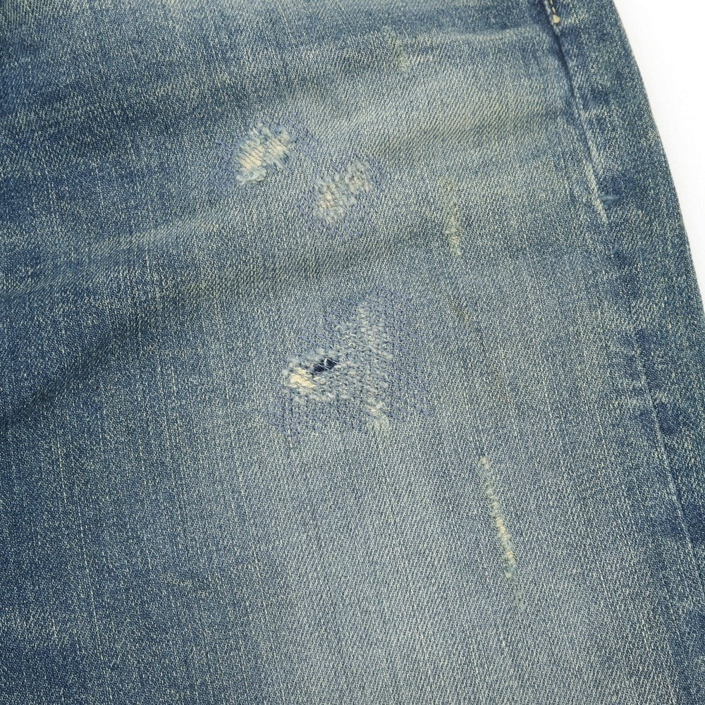 【新品アウトレット】ジースターロウ G-STAR RAW ダメージ＆リペア加工 コットンポリウレタン デニムパンツ ジーンズ ブルー【サイズ28/32】【 状態ランクN- 】【 メンズ 】