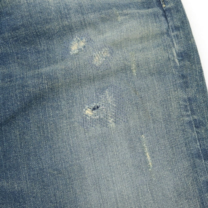 【新品アウトレット】ジースターロウ G-STAR RAW ダメージ＆リペア加工 コットンポリウレタン デニムパンツ ジーンズ ブルー【サイズ28/32】【 状態ランクN- 】【 メンズ 】