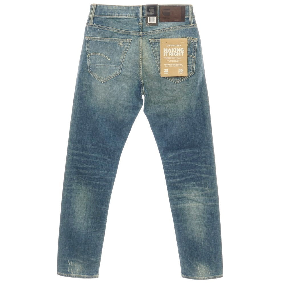 【新品アウトレット】ジースターロウ G-STAR RAW ダメージ＆リペア加工 コットンポリウレタン デニムパンツ ジーンズ ブルー【サイズ28/32】【 状態ランクN- 】【 メンズ 】