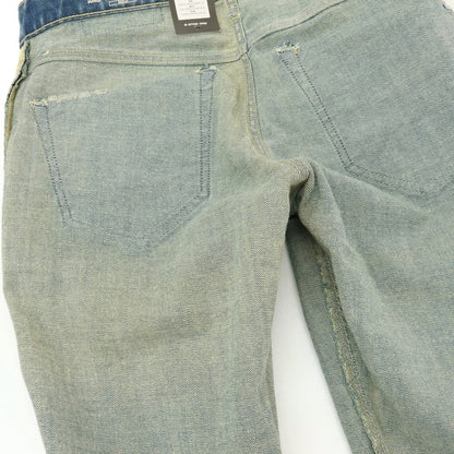 【新品アウトレット】ジースターロウ G-STAR RAW ダメージ＆リペア加工 コットンポリウレタン デニムパンツ ジーンズ ブルー【サイズ28/32】【 状態ランクN- 】【 メンズ 】