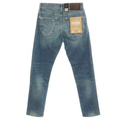 【新品アウトレット】ジースターロウ G-STAR RAW ダメージ＆リペア加工 コットンポリウレタン デニムパンツ ジーンズ ブルー【サイズ29/32】【 状態ランクN- 】【 メンズ 】