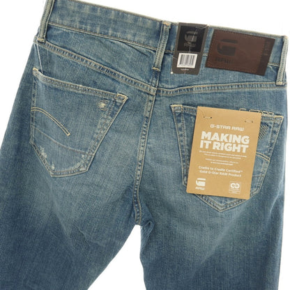 【新品アウトレット】ジースターロウ G-STAR RAW ダメージ＆リペア加工 コットンポリウレタン デニムパンツ ジーンズ ブルー【サイズ29/32】【 状態ランクN- 】【 メンズ 】