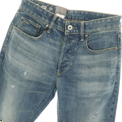【新品アウトレット】ジースターロウ G-STAR RAW ダメージ＆リペア加工 コットンポリウレタン デニムパンツ ジーンズ ブルー【サイズ29/32】【 状態ランクN- 】【 メンズ 】