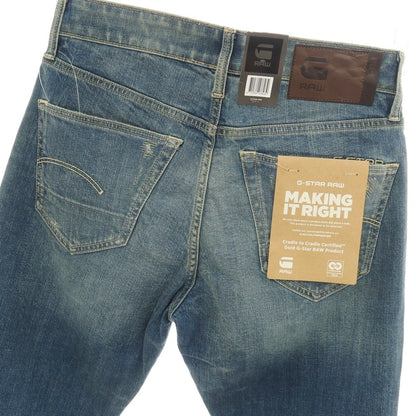 【新品アウトレット】ジースターロウ G-STAR RAW ダメージ＆リペア加工 コットンポリウレタン デニムパンツ ジーンズ ブルー【サイズ29/32】【 状態ランクN- 】【 メンズ 】