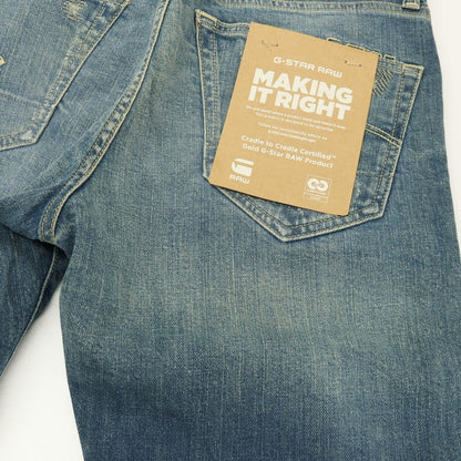 【新品アウトレット】ジースターロウ G-STAR RAW ダメージ＆リペア加工 コットンポリウレタン デニムパンツ ジーンズ ブルー【サイズ29/32】【 状態ランクN- 】【 メンズ 】