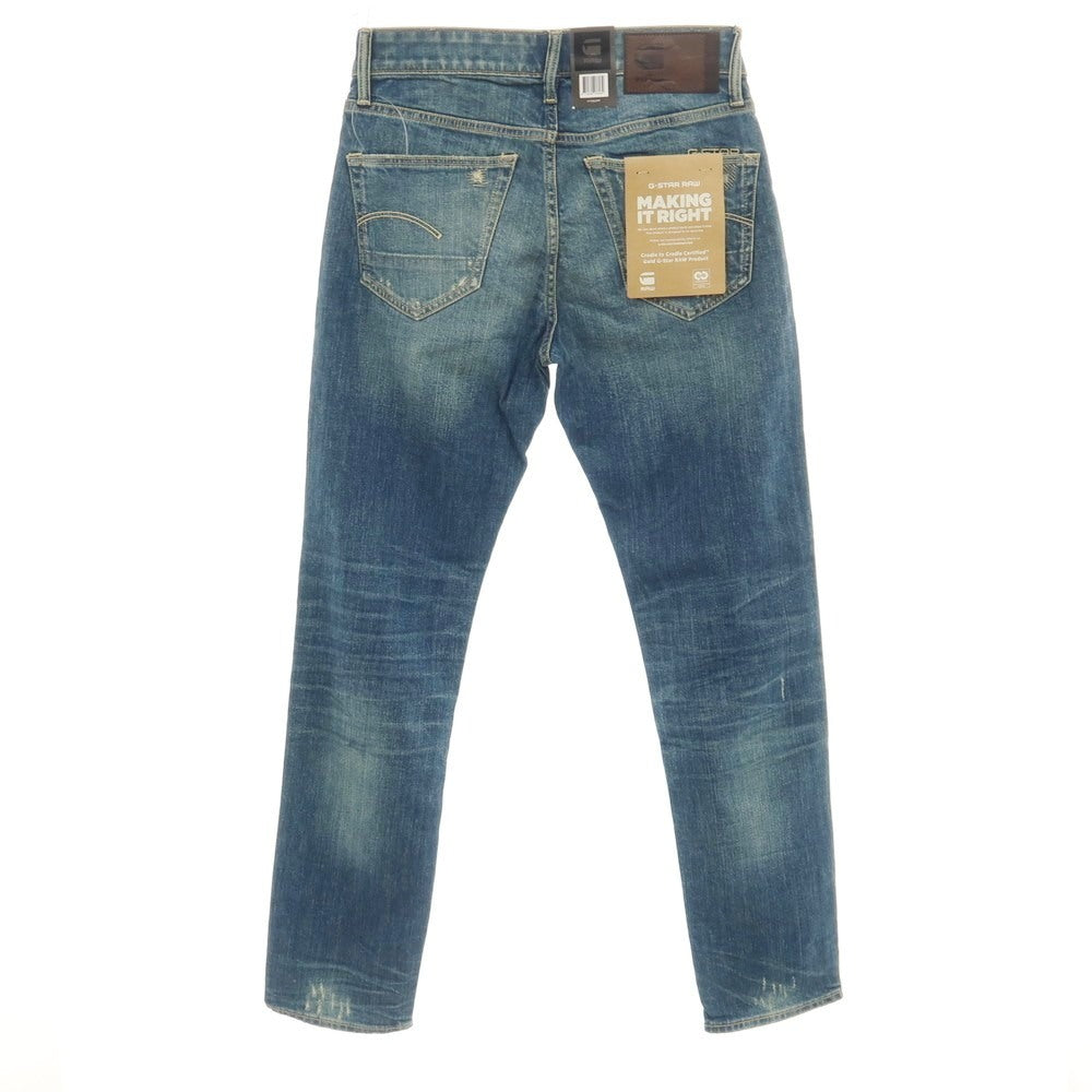 【新品アウトレット】ジースターロウ G-STAR RAW ダメージ＆リペア加工 コットンポリウレタン デニムパンツ ジーンズ ブルー【サイズ30/32】【 状態ランクN- 】【 メンズ 】