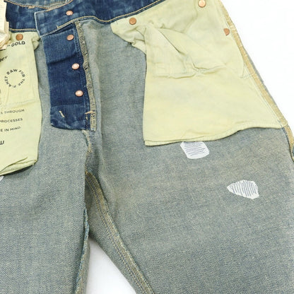 【新品アウトレット】ジースターロウ G-STAR RAW ダメージ＆リペア加工 コットンポリウレタン デニムパンツ ジーンズ ブルー【サイズ30/32】【 状態ランクN- 】【 メンズ 】