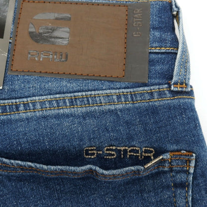 【新品アウトレット】ジースターロウ G-STAR RAW 3301 SLIM ストレッチ コットン デニムパンツ ジーンズ ネイビーブルー【サイズ28/30】【 状態ランクN- 】【 メンズ 】