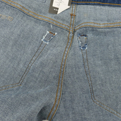 【新品アウトレット】ジースターロウ G-STAR RAW 3301 SLIM ストレッチ コットン デニムパンツ ジーンズ ネイビーブルー【サイズ28/32】【 状態ランクN- 】【 メンズ 】