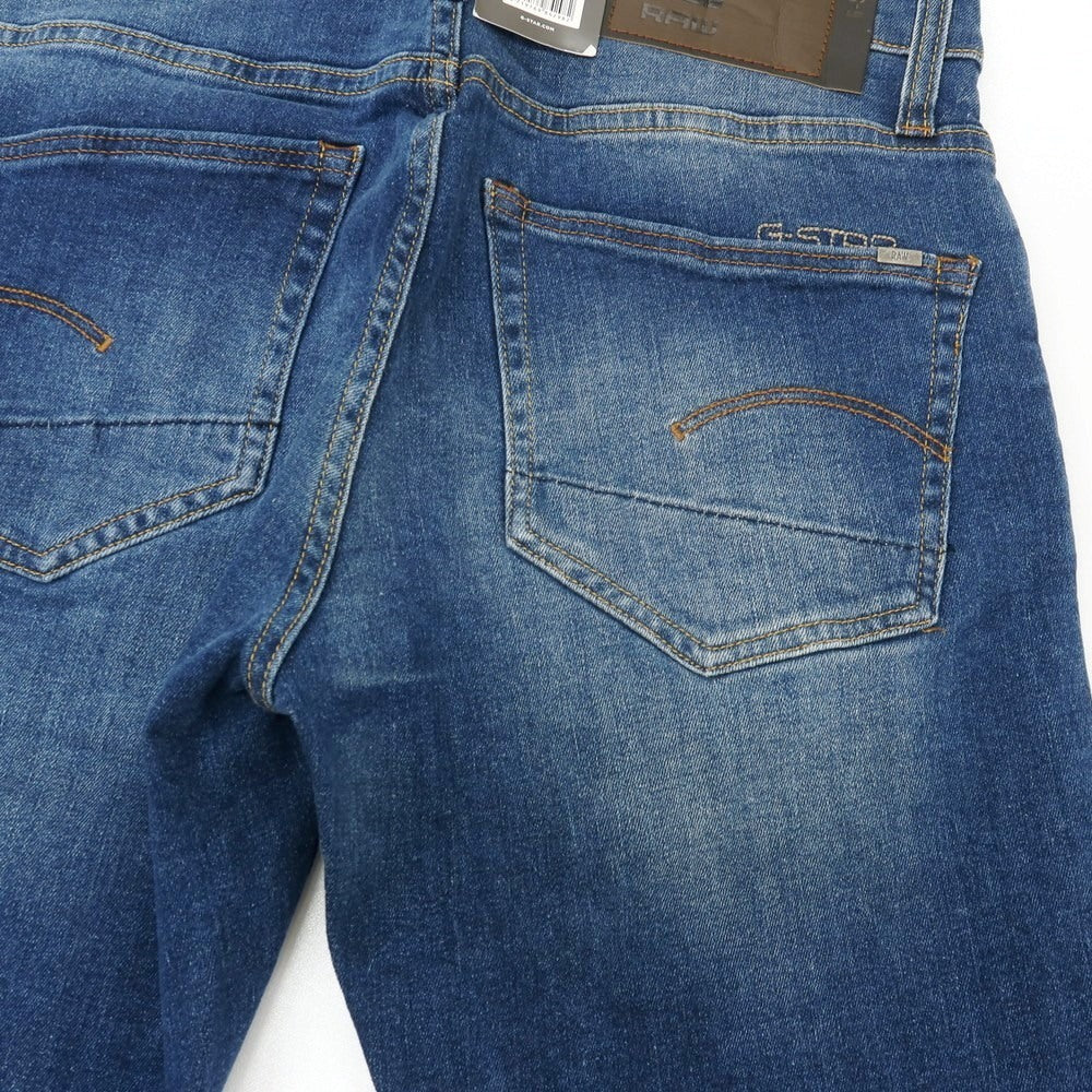 【新品アウトレット】ジースターロウ G-STAR RAW 3301 SLIM ストレッチ コットン デニムパンツ ジーンズ ネイビーブルー【サイズ28/32】【 状態ランクN- 】【 メンズ 】