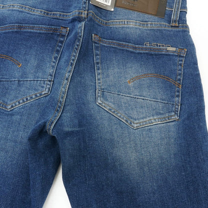 【新品アウトレット】ジースターロウ G-STAR RAW 3301 SLIM ストレッチ コットン デニムパンツ ジーンズ ネイビーブルー【サイズ28/32】【 状態ランクN- 】【 メンズ 】