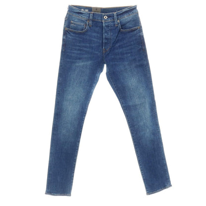 【新品アウトレット】ジースターロウ G-STAR RAW 3301 SLIM ストレッチ コットン デニムパンツ ジーンズ ネイビーブルー【サイズ28/32】【 状態ランクN- 】【 メンズ 】
