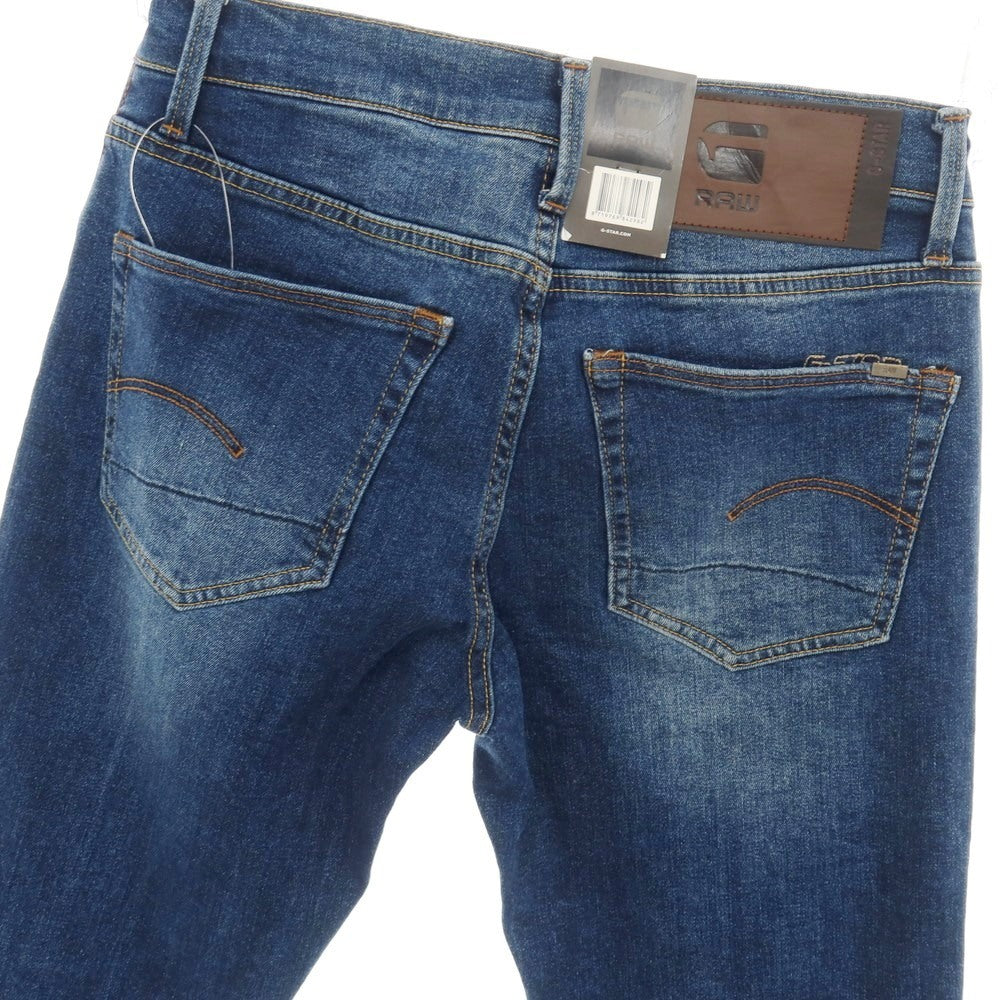 【新品アウトレット】ジースターロウ G-STAR RAW 3301 SLIM ストレッチ コットン デニムパンツ ジーンズ ネイビーブルー【サイズ28/32】【 状態ランクN- 】【 メンズ 】