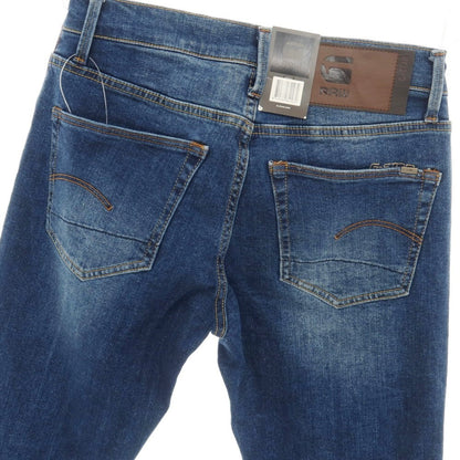 【新品アウトレット】ジースターロウ G-STAR RAW 3301 SLIM ストレッチ コットン デニムパンツ ジーンズ ネイビーブルー【サイズ28/32】【 状態ランクN- 】【 メンズ 】