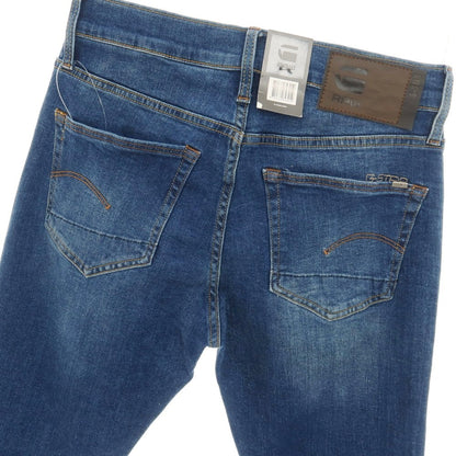 【新品アウトレット】ジースターロウ G-STAR RAW 3301 SLIM ストレッチ コットン デニムパンツ ジーンズ ネイビーブルー【サイズ29/32】【 状態ランクN- 】【 メンズ 】