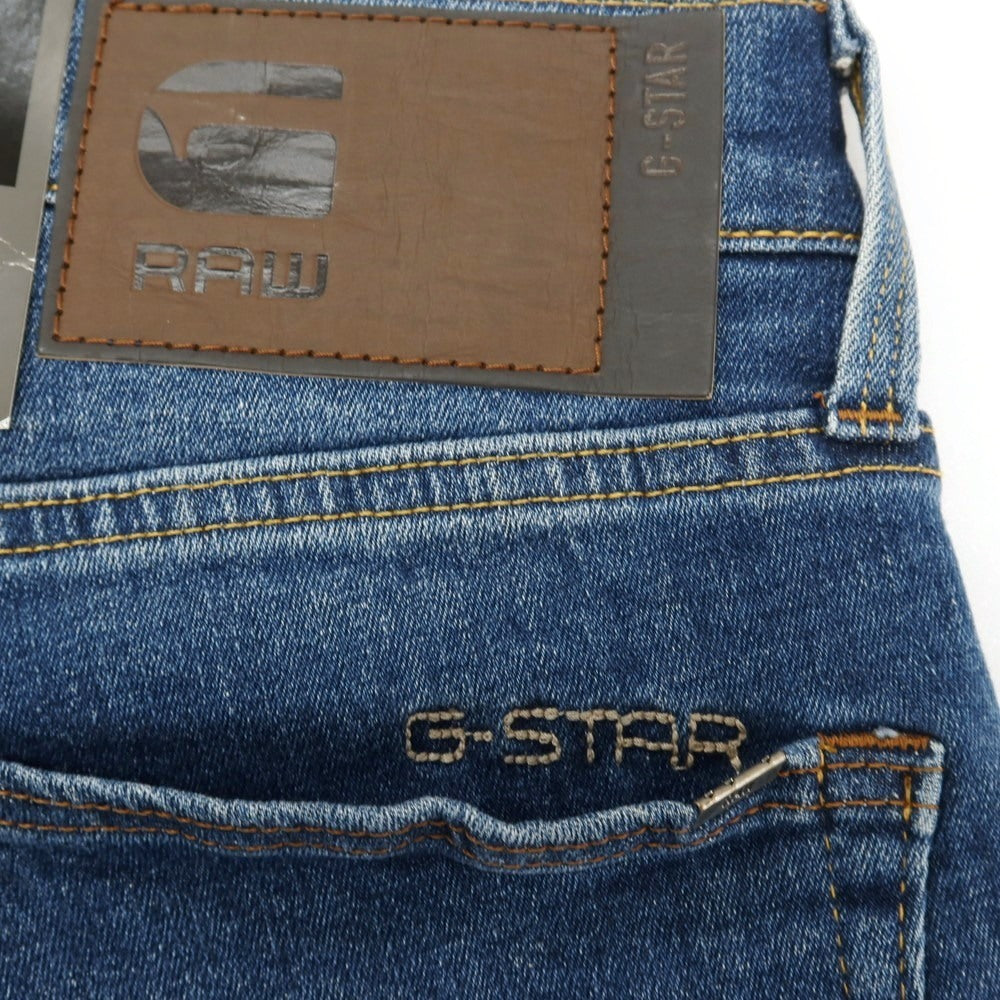 【新品アウトレット】ジースターロウ G-STAR RAW 3301 SLIM ストレッチ コットン デニムパンツ ジーンズ ネイビーブルー【サイズ36/32】【 状態ランクN- 】【 メンズ 】