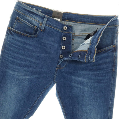 【新品アウトレット】ジースターロウ G-STAR RAW 3301 SLIM ストレッチ コットン デニムパンツ ジーンズ ネイビーブルー【サイズ36/32】【 状態ランクN- 】【 メンズ 】