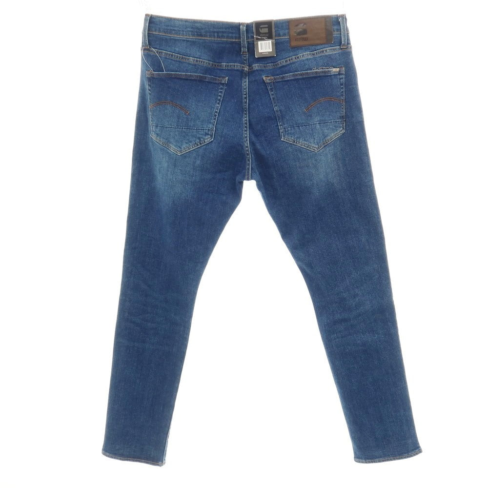 【新品アウトレット】ジースターロウ G-STAR RAW 3301 SLIM ストレッチ コットン デニムパンツ ジーンズ ネイビーブルー【サイズ36/32】【 状態ランクN- 】【 メンズ 】