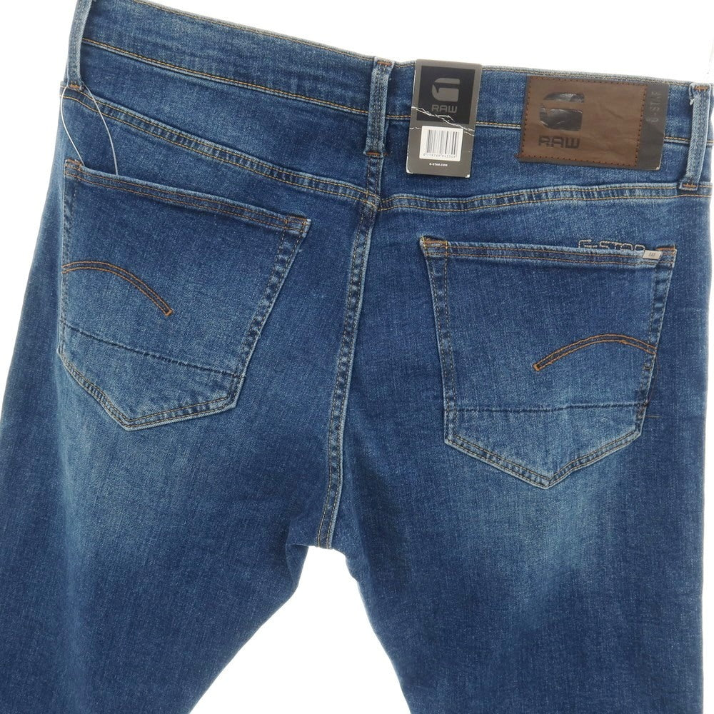 【新品アウトレット】ジースターロウ G-STAR RAW 3301 SLIM ストレッチ コットン デニムパンツ ジーンズ ネイビーブルー【サイズ36/32】【 状態ランクN- 】【 メンズ 】