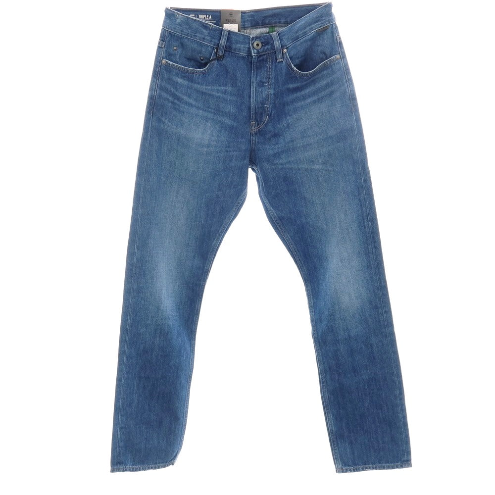 【新品アウトレット】ジースターロウ G-STAR RAW TRIPLE A REGULAR STRAIGHT コットン デニムパンツ ジーンズ ブルー【サイズ29/32】【 状態ランクN- 】【 メンズ 】