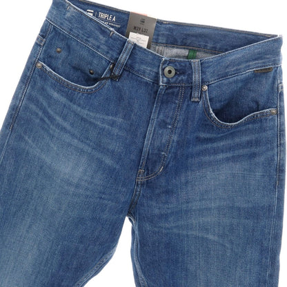 【新品アウトレット】ジースターロウ G-STAR RAW TRIPLE A REGULAR STRAIGHT コットン デニムパンツ ジーンズ ブルー【サイズ29/32】【 状態ランクN- 】【 メンズ 】