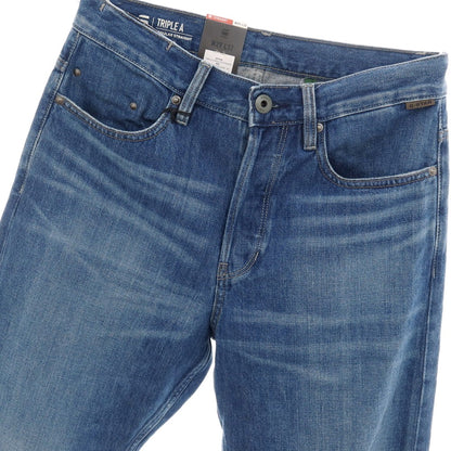 【新品】ジースターロウ G-STAR RAW TRIPLE A REGULAR STRAIGHT コットン デニムパンツ ジーンズ ブルー【サイズ29/32】【 状態ランクN 】【 メンズ 】