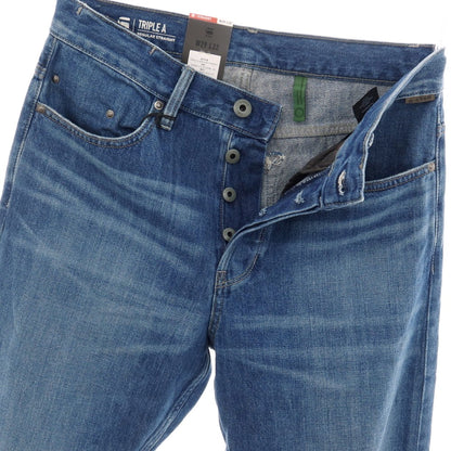 【新品】ジースターロウ G-STAR RAW TRIPLE A REGULAR STRAIGHT コットン デニムパンツ ジーンズ ブルー【サイズ29/32】【 状態ランクN 】【 メンズ 】
