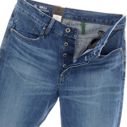 【新品アウトレット】ジースターロウ G-STAR RAW TRIPLE A REGULAR STRAIGHT コットン デニムパンツ ジーンズ ブルー【サイズ30/32】【 状態ランクN- 】【 メンズ 】