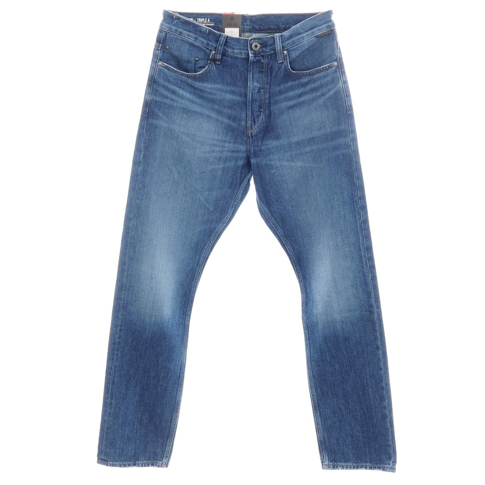 【新品アウトレット】ジースターロウ G-STAR RAW TRIPLE A REGULAR STRAIGHT コットン デニムパンツ ジーンズ ブルー【サイズ30/32】【 状態ランクN- 】【 メンズ 】