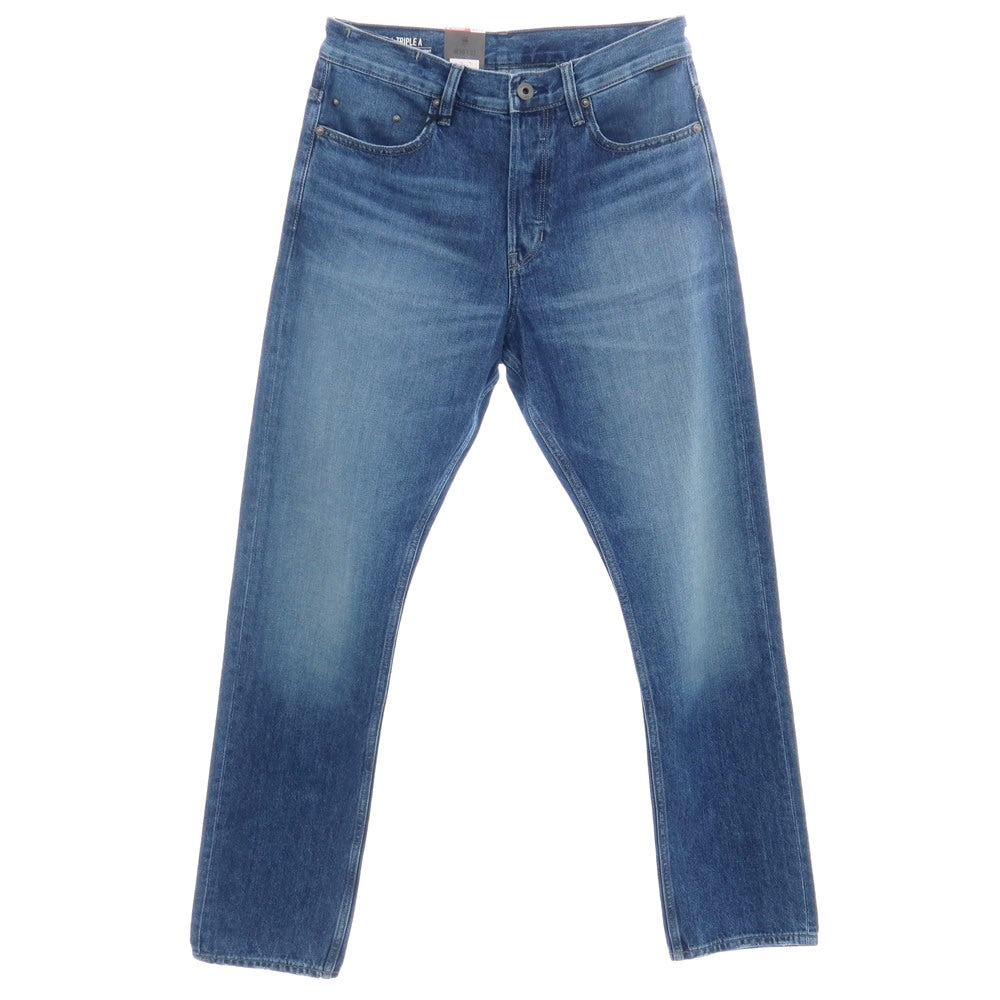 【新品アウトレット】ジースターロウ G-STAR RAW TRIPLE A REGULAR STRAIGHT コットン デニムパンツ ジーンズ ブルー【サイズ30/32】【 状態ランクN- 】【 メンズ 】