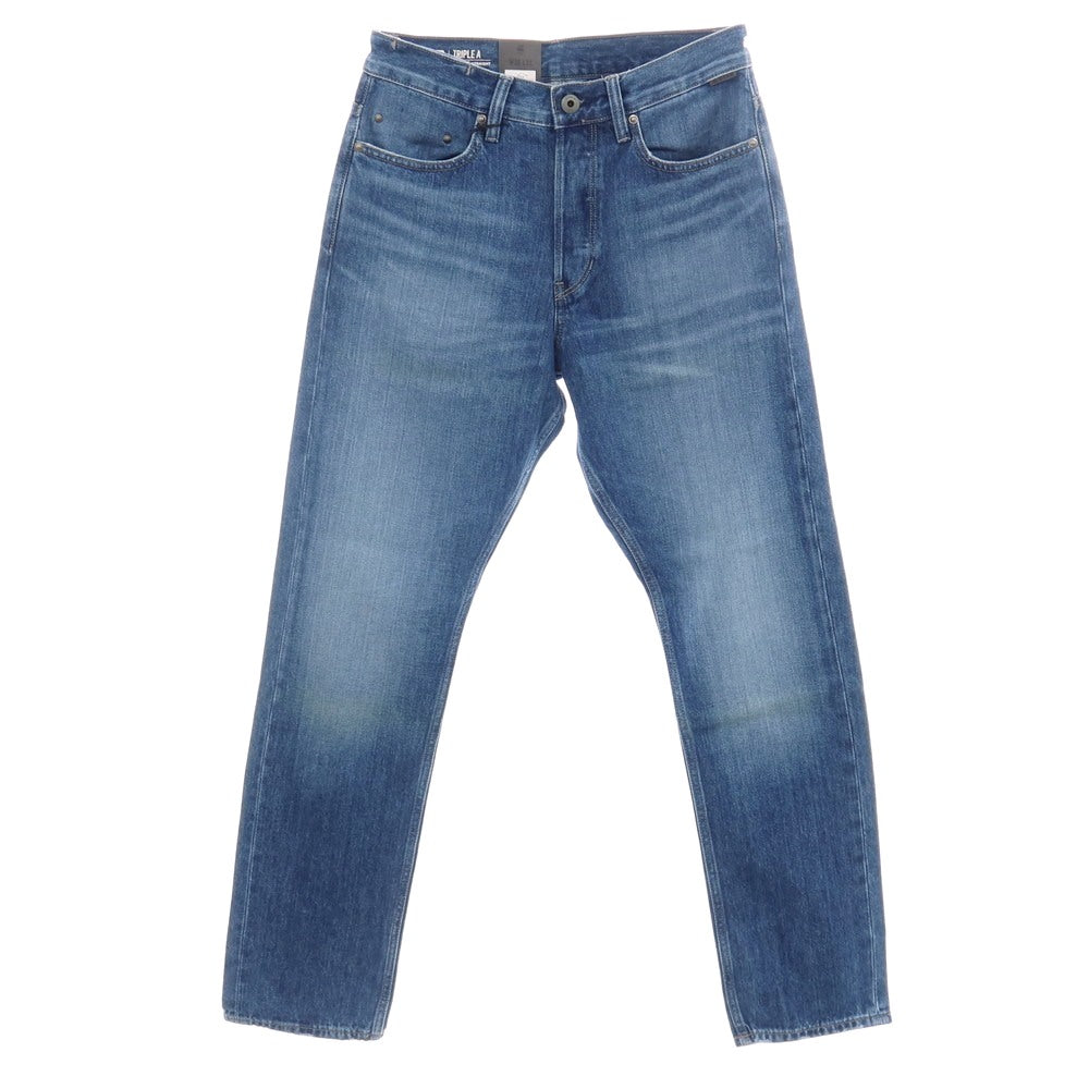 【新品アウトレット】ジースターロウ G-STAR RAW TRIPLE A REGULAR STRAIGHT コットン デニムパンツ ジーンズ ブルー【サイズ30/32】【 状態ランクN- 】【 メンズ 】