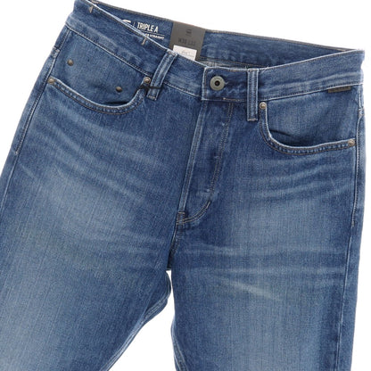 【新品アウトレット】ジースターロウ G-STAR RAW TRIPLE A REGULAR STRAIGHT コットン デニムパンツ ジーンズ ブルー【サイズ30/32】【 状態ランクN- 】【 メンズ 】