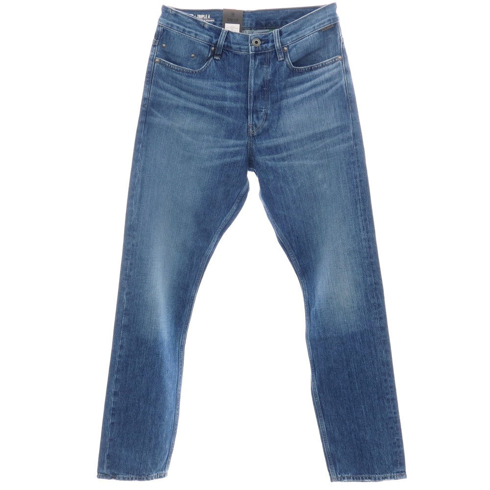 【新品】ジースターロウ G-STAR RAW TRIPLE A REGULAR STRAIGHT コットン デニムパンツ ジーンズ ブルー【サイズ30/32】【 状態ランクN 】【 メンズ 】