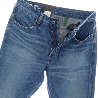 【新品アウトレット】ジースターロウ G-STAR RAW TRIPLE A REGULAR STRAIGHT コットン デニムパンツ ジーンズ ブルー【サイズ30/32】【 状態ランクN- 】【 メンズ 】