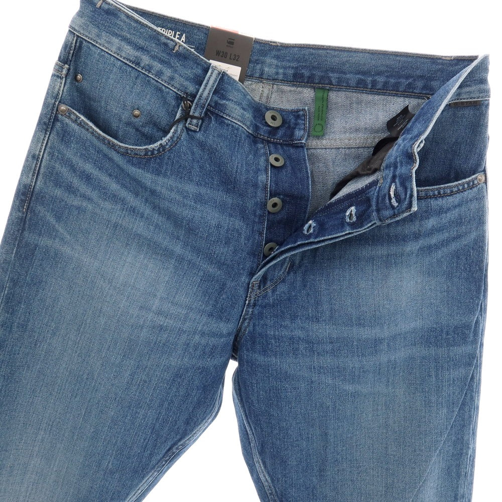【新品アウトレット】ジースターロウ G-STAR RAW TRIPLE A REGULAR STRAIGHT コットン デニムパンツ ジーンズ ブルー【サイズ30/32】【 状態ランクN- 】【 メンズ 】
