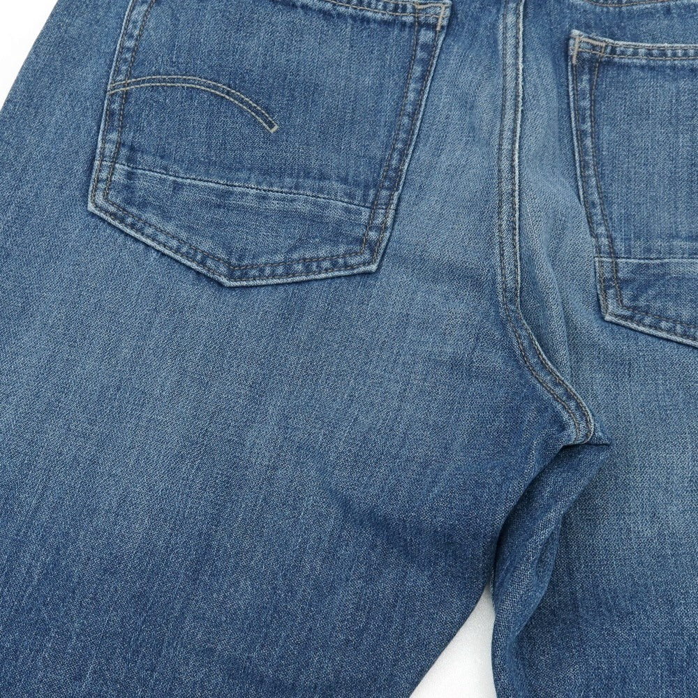 【新品アウトレット】ジースターロウ G-STAR RAW TRIPLE A REGULAR STRAIGHT コットン デニムパンツ ジーンズ ブルー【サイズ31/32】【 状態ランクN- 】【 メンズ 】