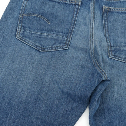 【新品アウトレット】ジースターロウ G-STAR RAW TRIPLE A REGULAR STRAIGHT コットン デニムパンツ ジーンズ ブルー【サイズ31/32】【 状態ランクN- 】【 メンズ 】