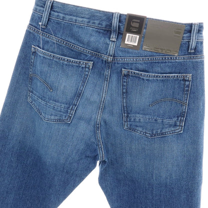 【新品アウトレット】ジースターロウ G-STAR RAW TRIPLE A REGULAR STRAIGHT コットン デニムパンツ ジーンズ ブルー【サイズ31/32】【 状態ランクN- 】【 メンズ 】