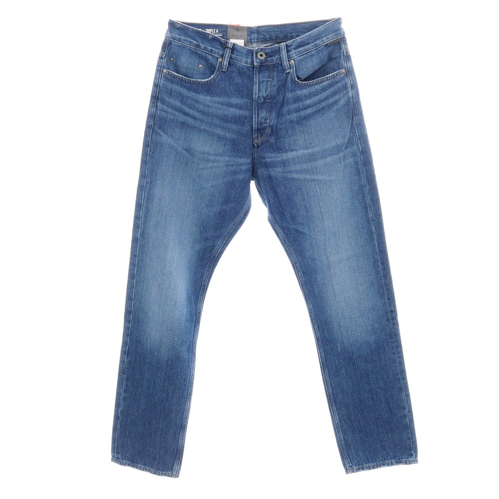 【新品アウトレット】ジースターロウ G-STAR RAW TRIPLE A REGULAR STRAIGHT コットン デニムパンツ ジーンズ ブルー【サイズ31/32】【 状態ランクN- 】【 メンズ 】
