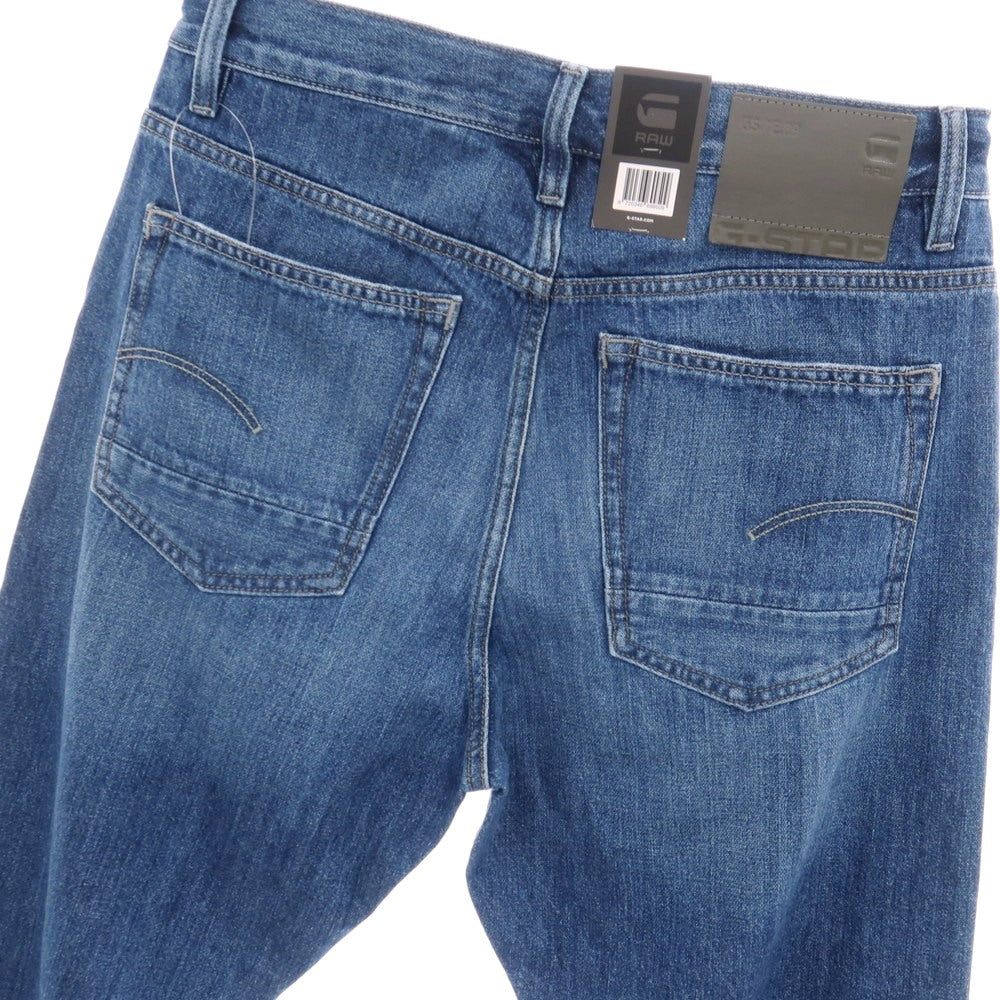 【新品アウトレット】ジースターロウ G-STAR RAW TRIPLE A REGULAR STRAIGHT コットン デニムパンツ ジーンズ ブルー【サイズ31/32】【 状態ランクN- 】【 メンズ 】