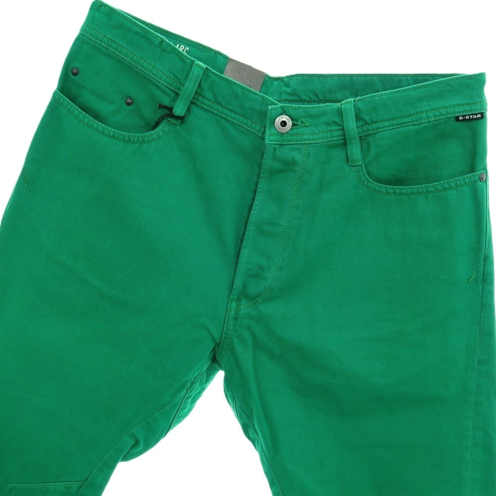 【新品】ジースターロウ G-STAR RAW ARC 3D コットン デニムパンツ グリーン【サイズ33/30】【 状態ランクN 】【 メンズ 】