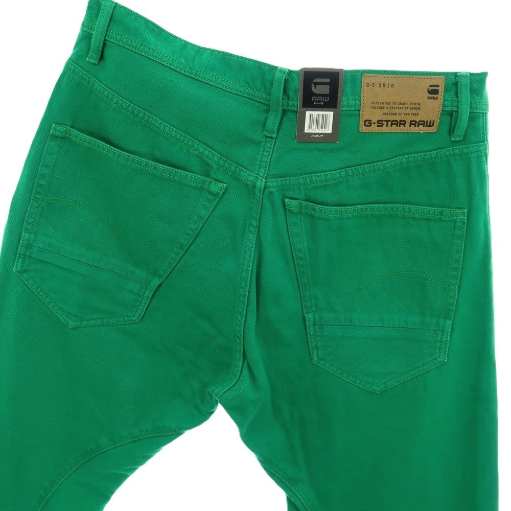 【新品】ジースターロウ G-STAR RAW ARC 3D コットン デニムパンツ グリーン【サイズ33/30】【 状態ランクN 】【 メンズ 】