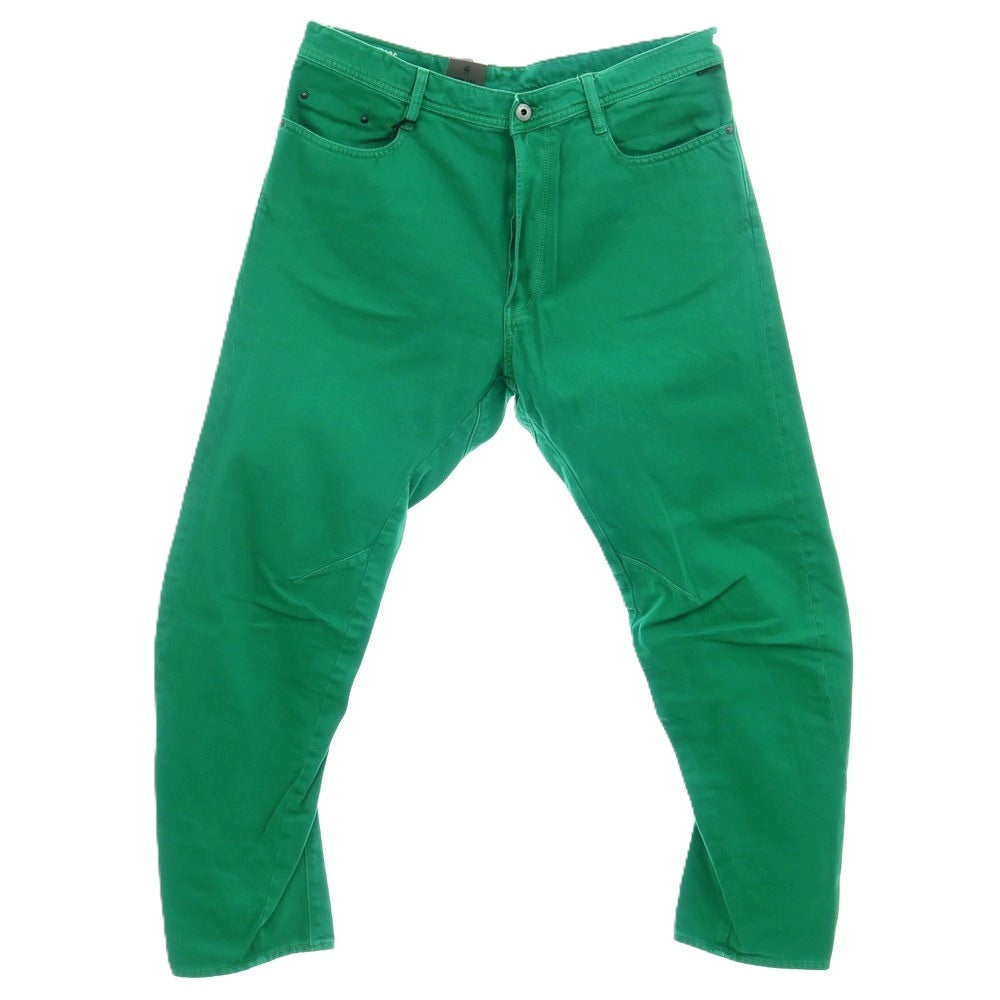 【新品アウトレット】ジースターロウ G-STAR RAW ARC 3D コットン デニムパンツ グリーン【サイズ36/32】【 状態ランクN- 】【 メンズ 】