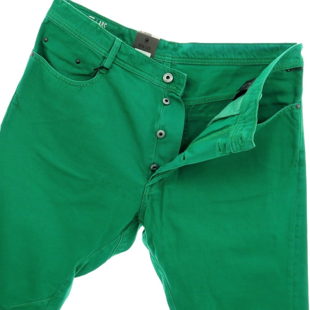 【新品アウトレット】ジースターロウ G-STAR RAW ARC 3D コットン デニムパンツ グリーン【サイズ36/32】【 状態ランクN- 】【 メンズ 】