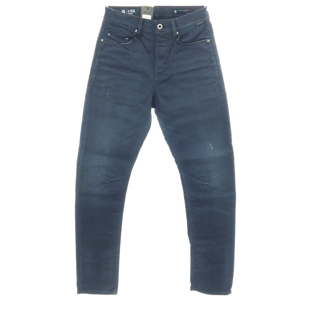 【新品アウトレット】ジースターロウ G-STAR RAW A-STAQ TAPERED コーディング加工 デニムパンツ ジーンズ ネイビー【サイズ29/32】【 状態ランクN- 】【 メンズ 】