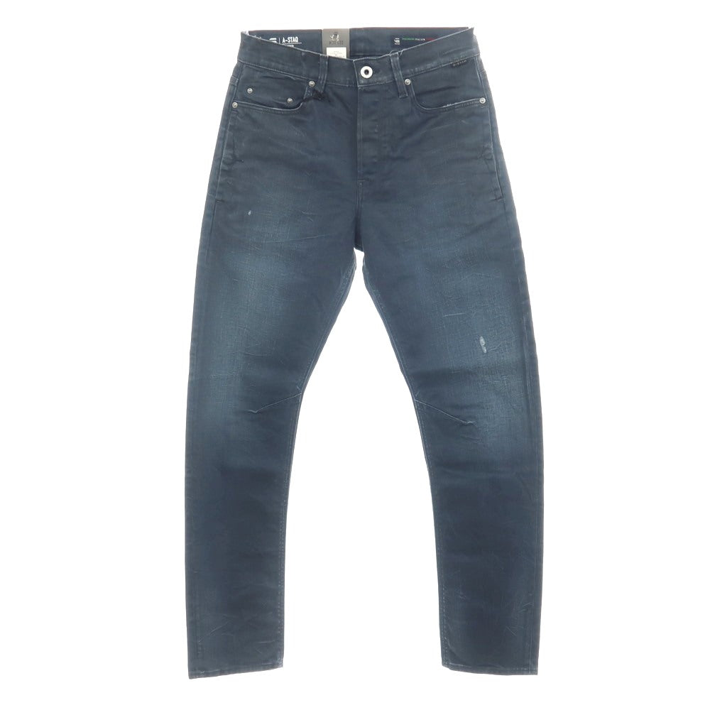 【新品】ジースターロウ G-STAR RAW A-STAQ TAPERED コーディング加工 デニムパンツ ジーンズ ネイビー【サイズ30/32】【 状態ランクN 】【 メンズ 】