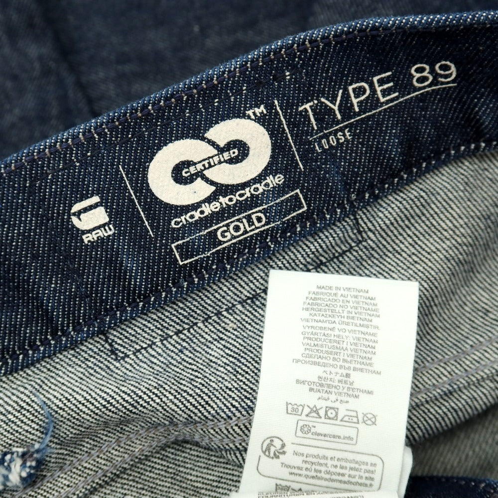 【新品】ジースターロウ G-STAR RAW TYPE 89 LOOSE コットン デニムパンツ ジーンズ ネイビー【サイズ31/30】【 状態ランクN 】【 メンズ 】
